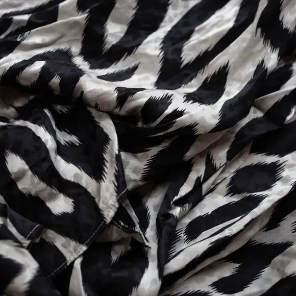Ronny Kobo Zebra Jade Dress - Size S